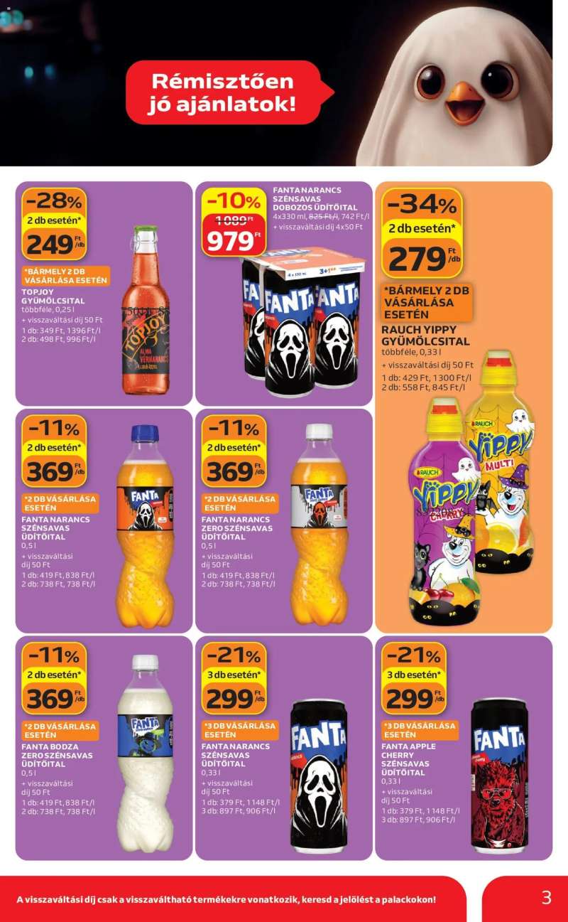 Auchan Auchan Halloweeni ajánlatok 3 oldal