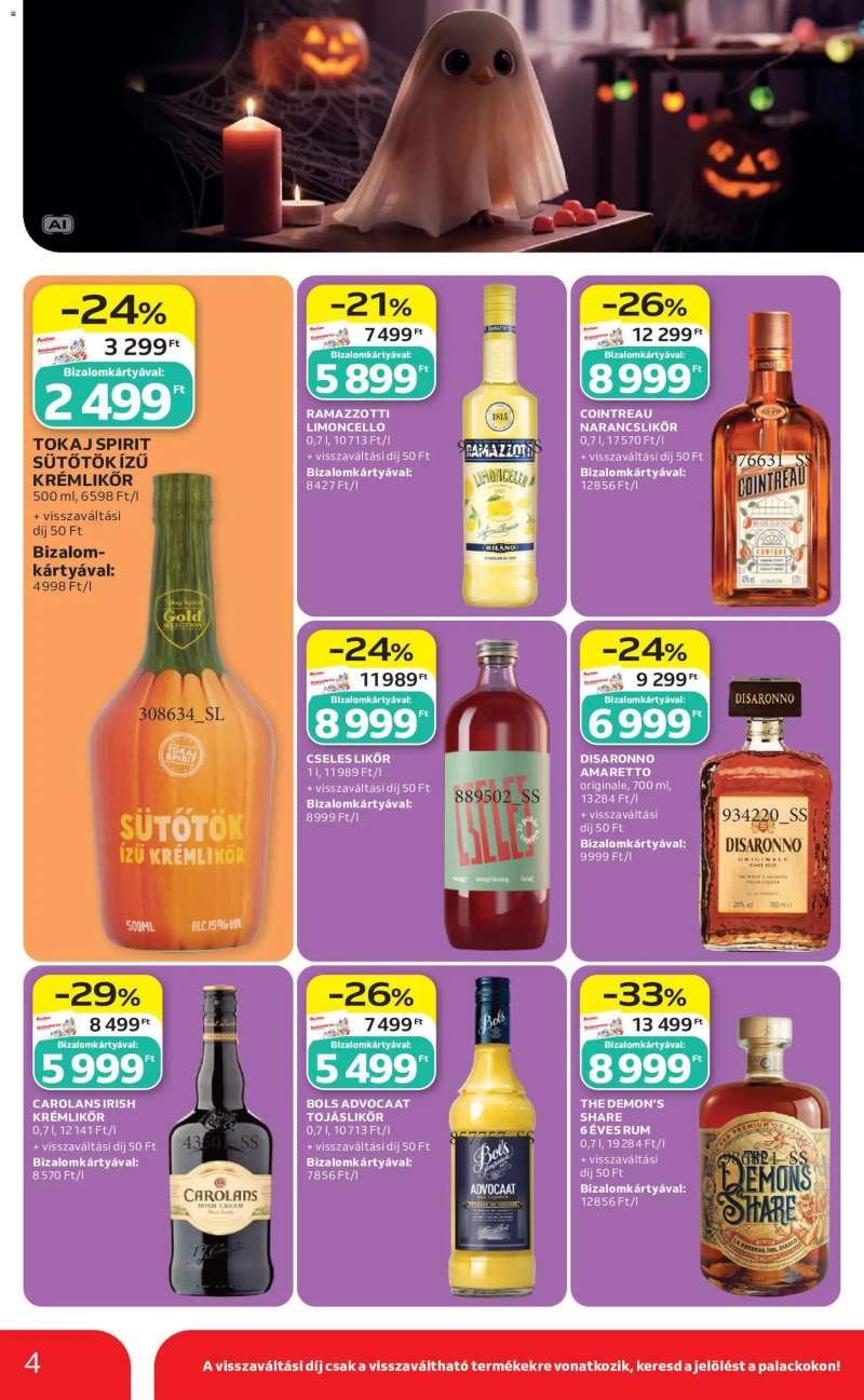 Auchan Auchan Halloweeni ajánlatok 4 oldal