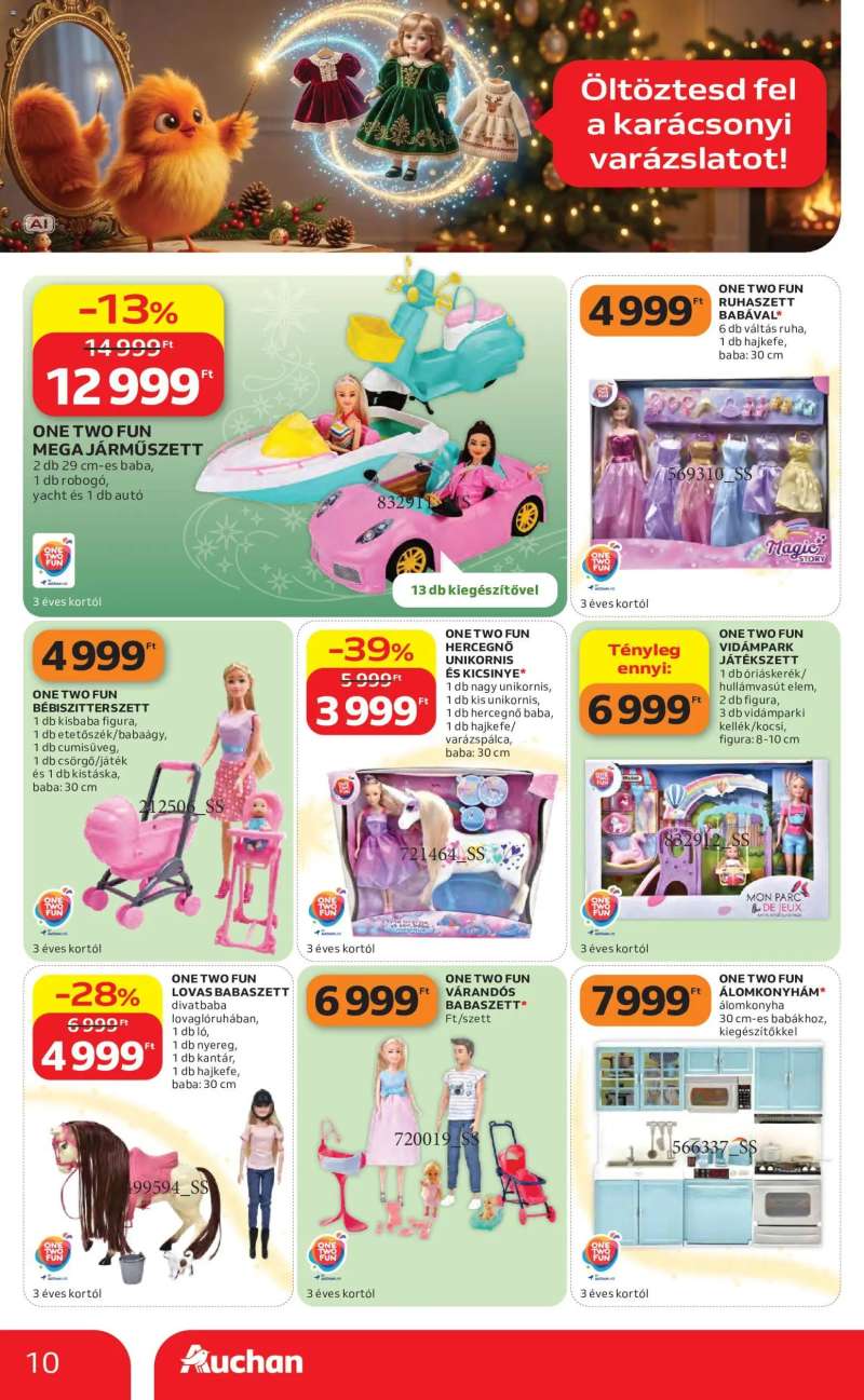 Auchan Auchan Karácsonyi ajánlataink 10 oldal