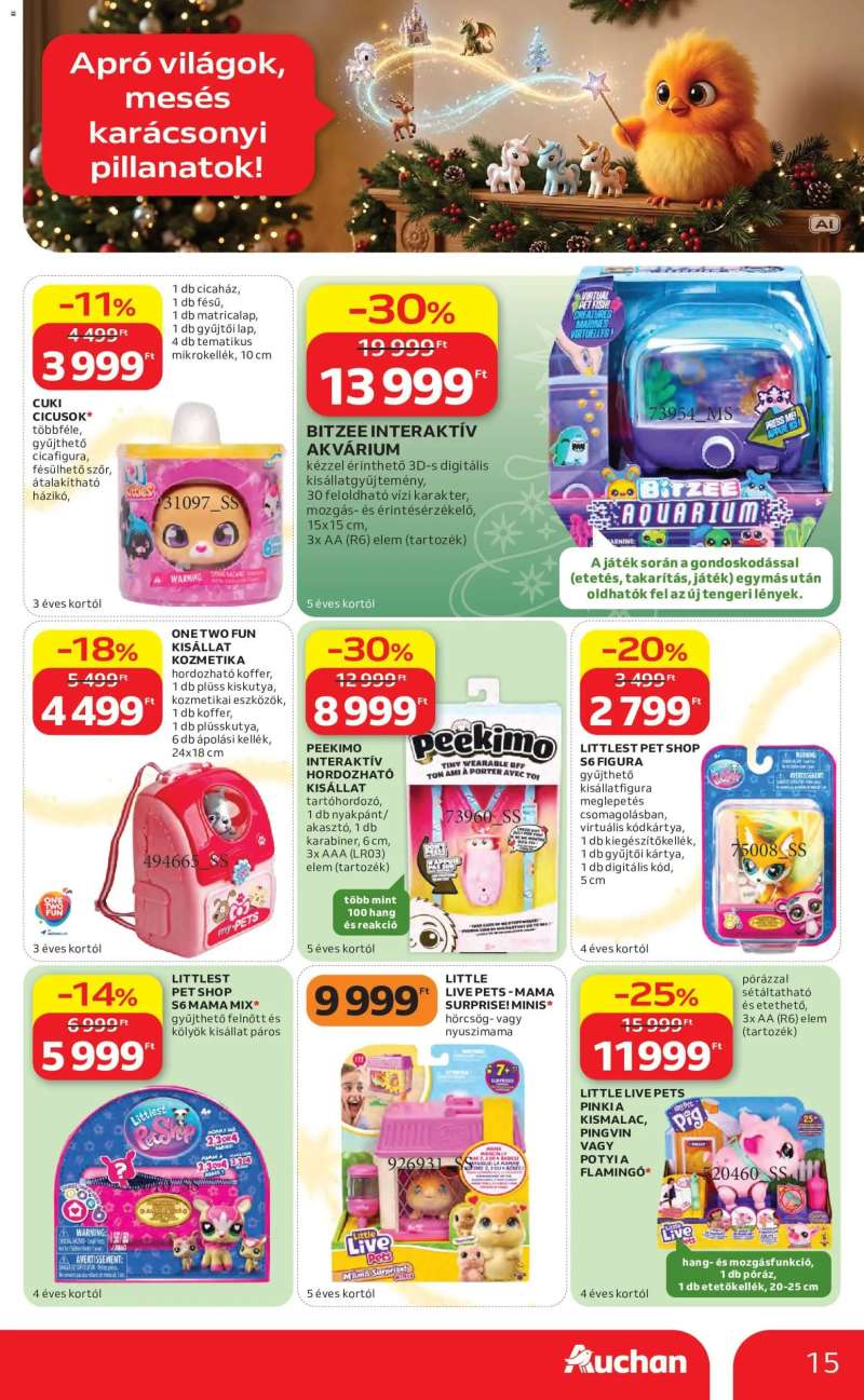 Auchan Auchan Karácsonyi ajánlataink 15 oldal