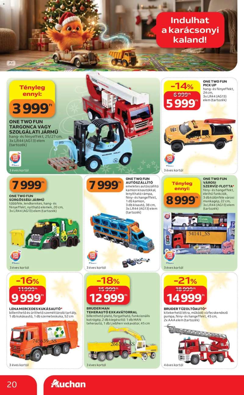 Auchan Auchan Karácsonyi ajánlataink 20 oldal