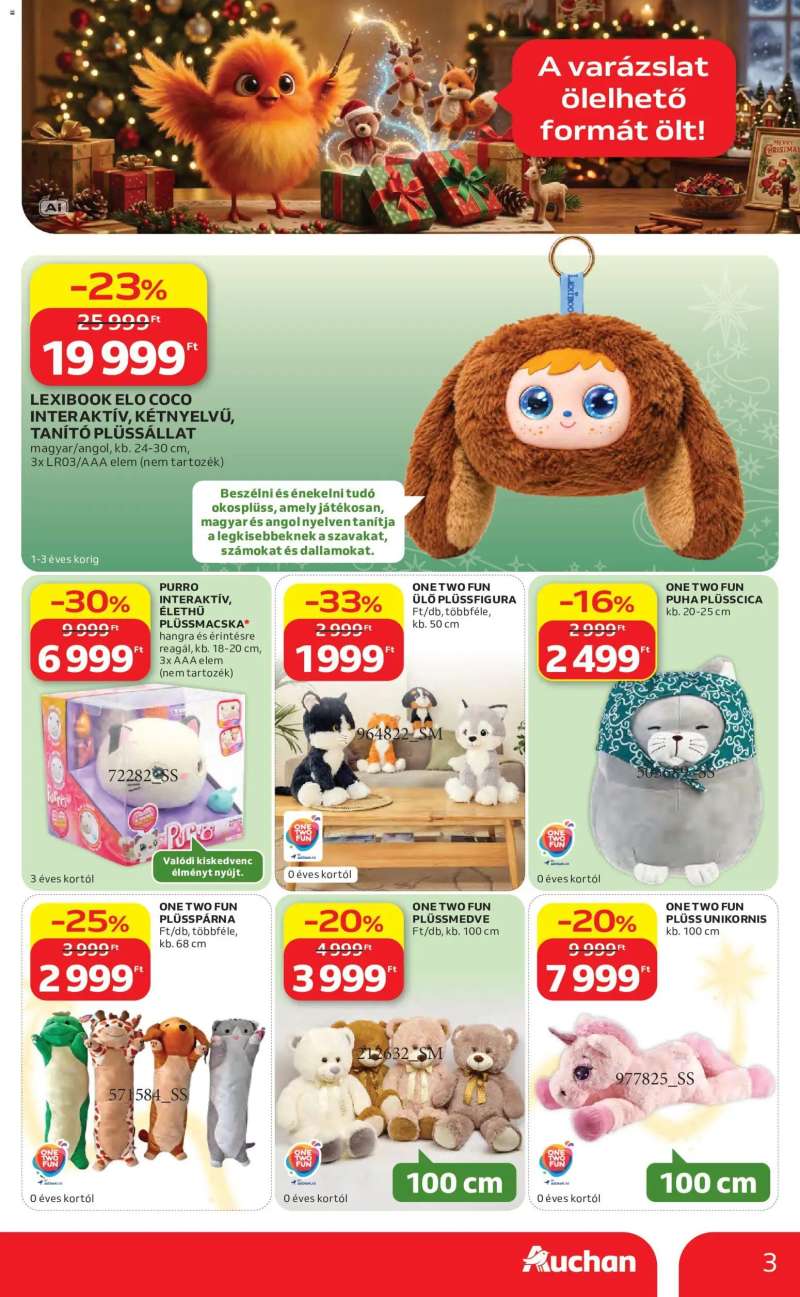 Auchan Auchan Karácsonyi ajánlataink 3 oldal