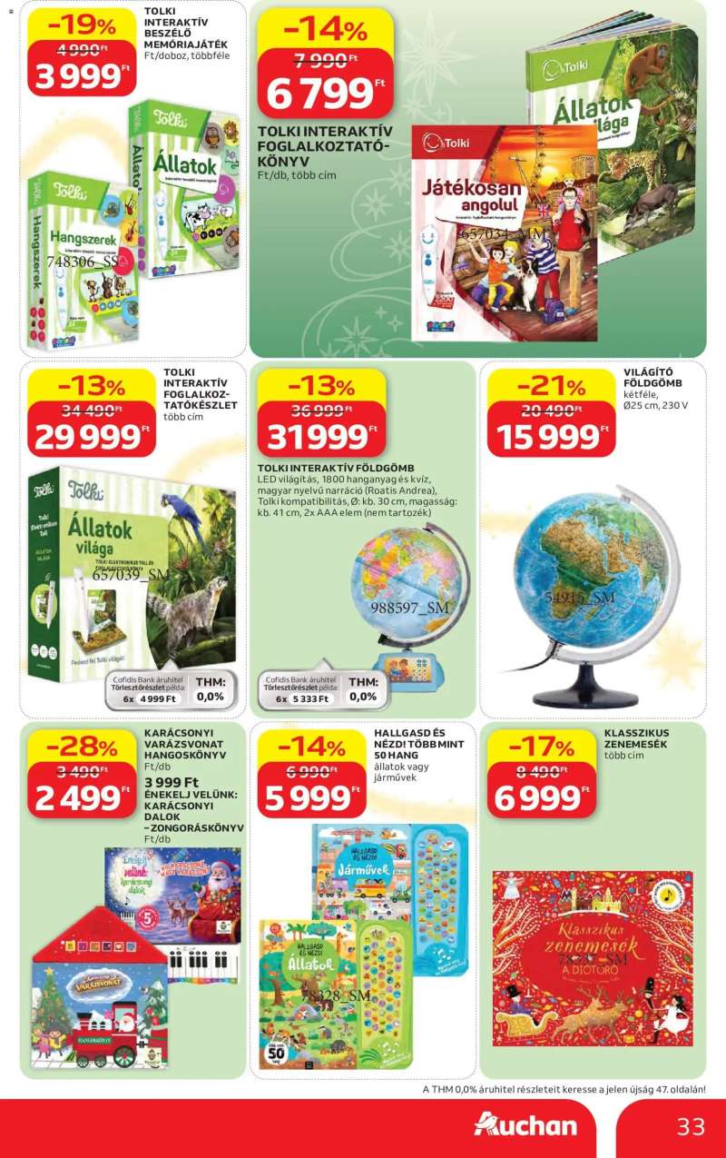 Auchan Auchan Karácsonyi ajánlataink 33 oldal