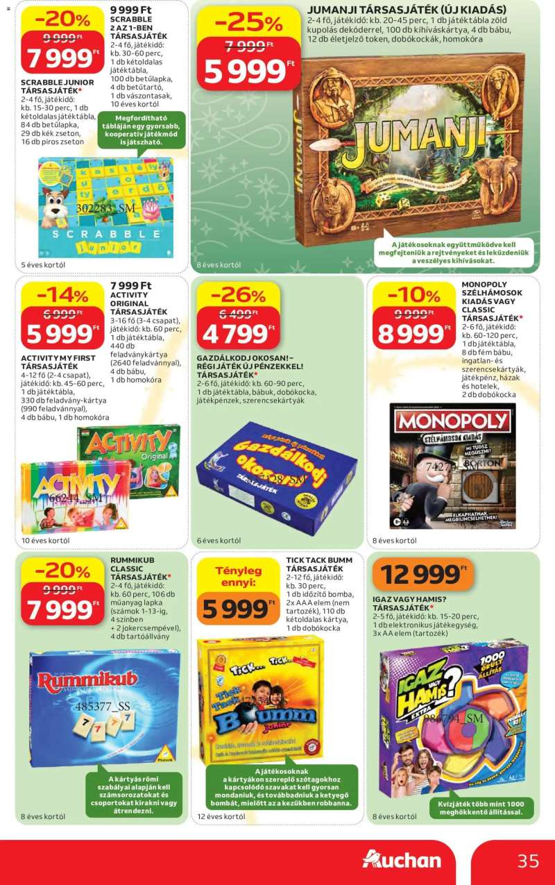 Auchan Auchan Karácsonyi ajánlataink 35 oldal