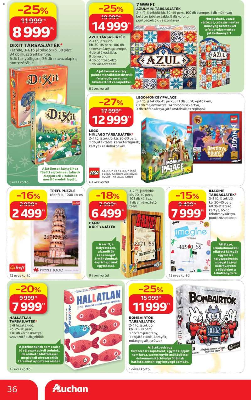 Auchan Auchan Karácsonyi ajánlataink 36 oldal