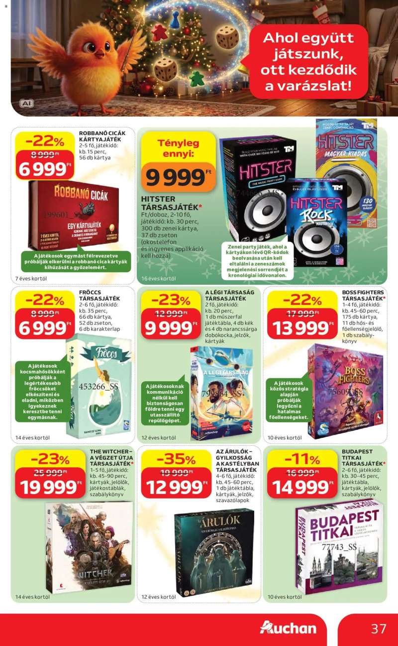 Auchan Auchan Karácsonyi ajánlataink 37 oldal