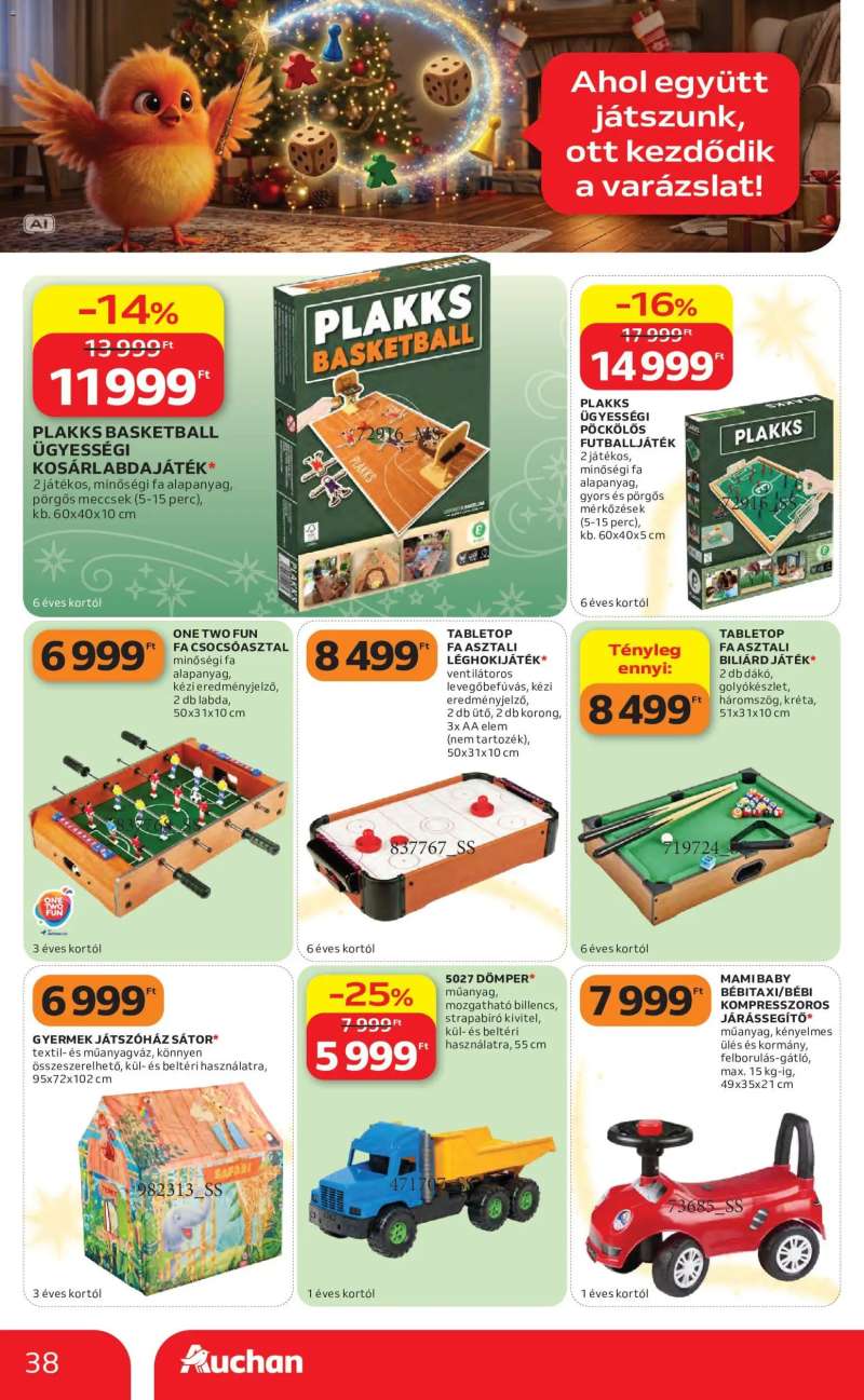 Auchan Auchan Karácsonyi ajánlataink 38 oldal