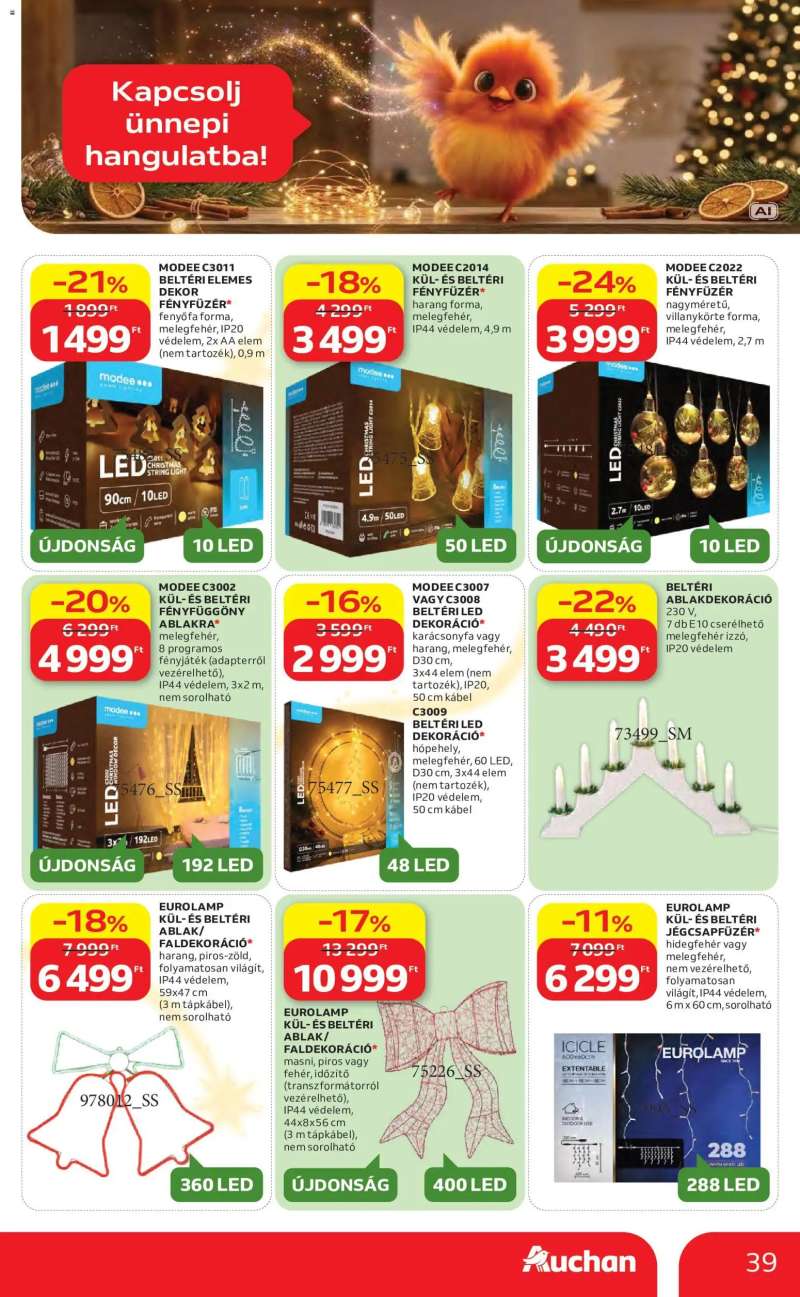 Auchan Auchan Karácsonyi ajánlataink 39 oldal
