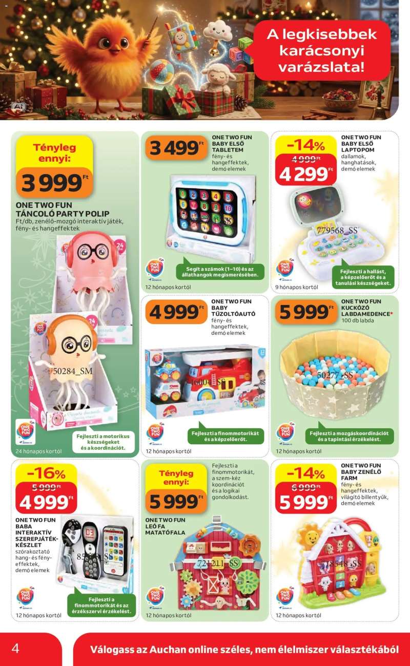 Auchan Auchan Karácsonyi ajánlataink 4 oldal