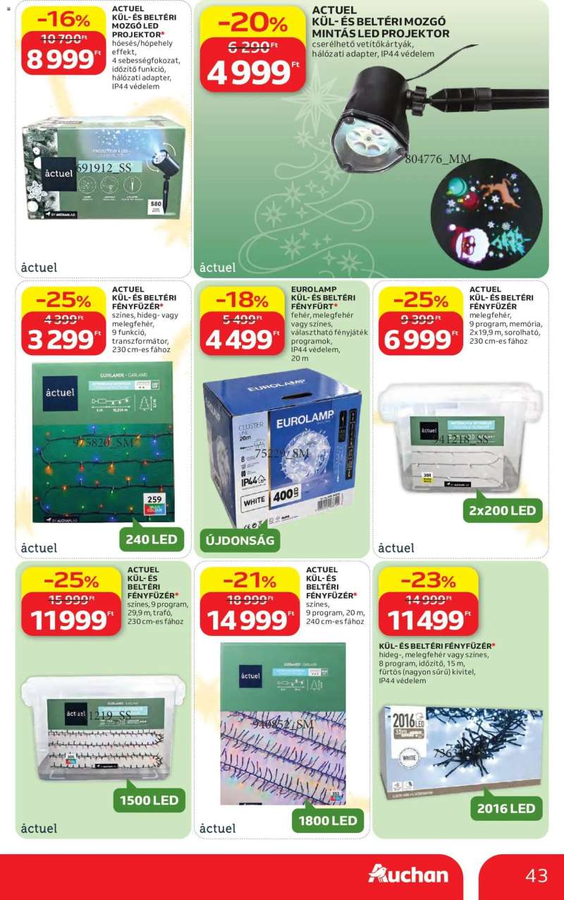 Auchan Auchan Karácsonyi ajánlataink 43 oldal