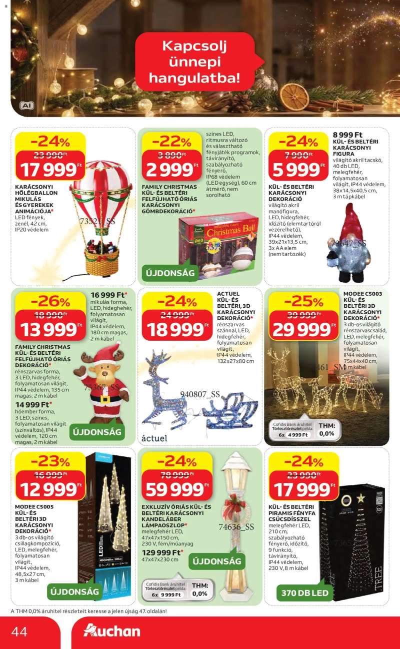 Auchan Auchan Karácsonyi ajánlataink 44 oldal