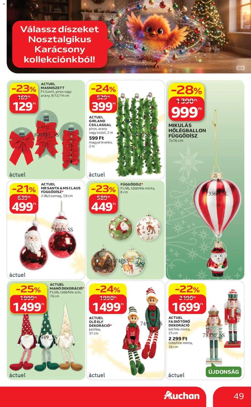 Auchan Auchan Karácsonyi ajánlataink 49 oldal