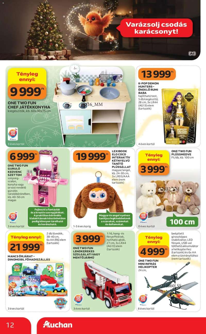 Auchan Auchan Szupermarket akciós újság 12 oldal