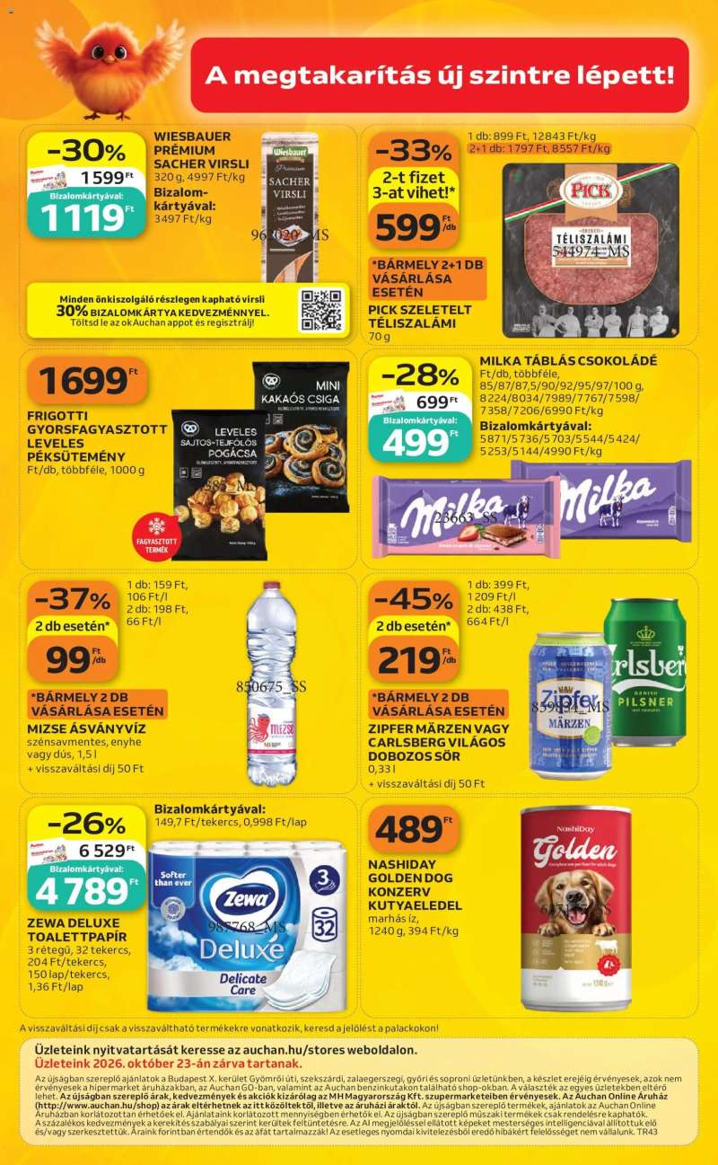 Auchan Auchan Szupermarket akciós újság 16 oldal