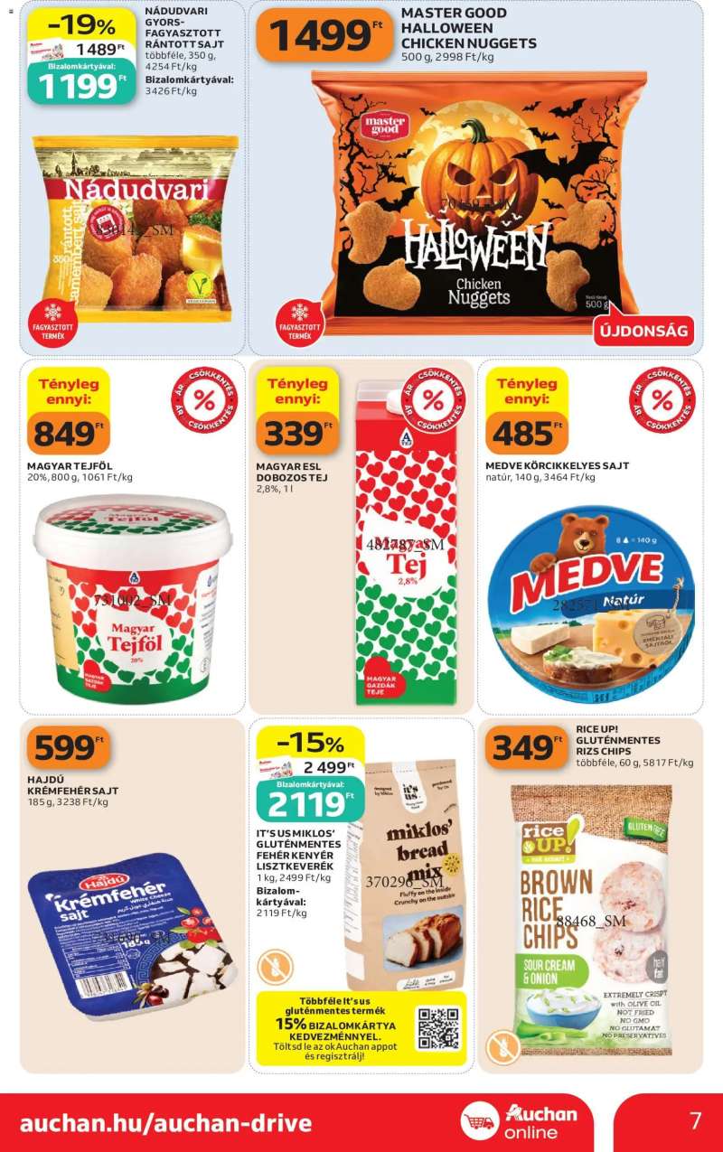 Auchan Auchan Szupermarket akciós újság 7 oldal