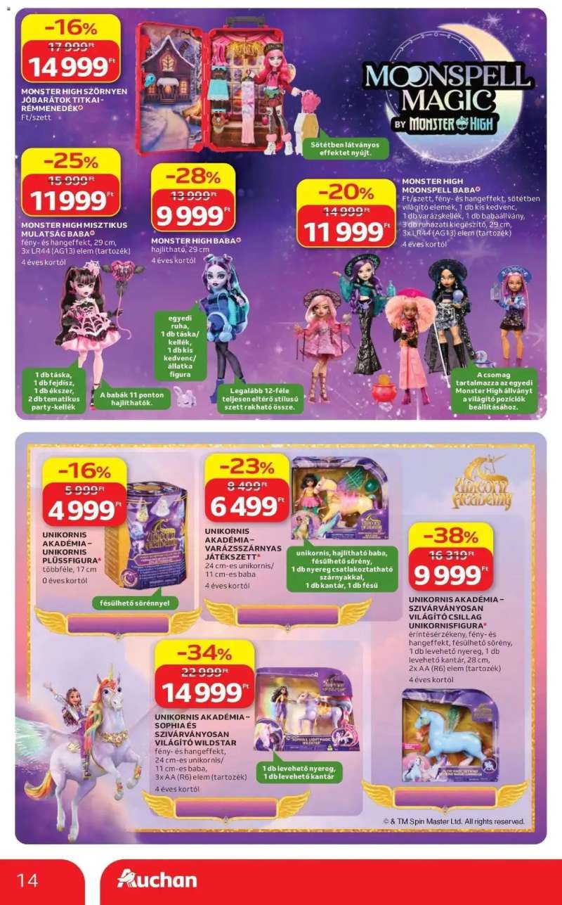 Auchan Auchan akciós újság Kecskemét 14 oldal