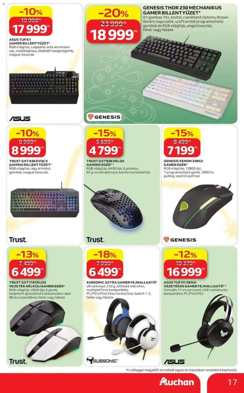 Auchan Auchan akciós újság Kecskemét 17 oldal