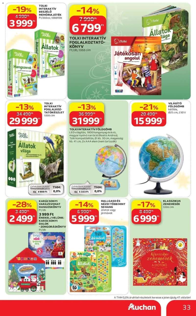 Auchan Auchan akciós újság Kecskemét 33 oldal