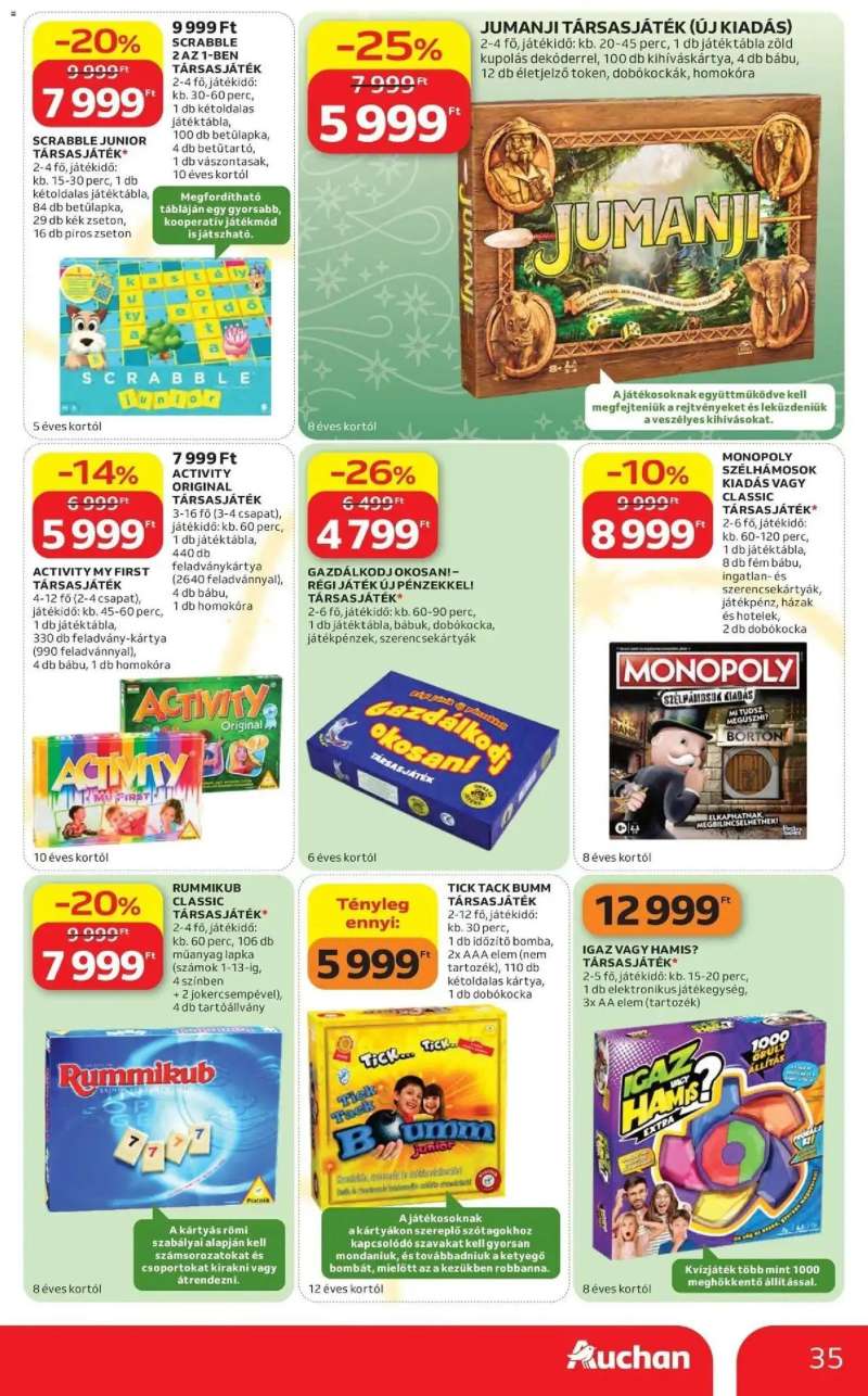 Auchan Auchan akciós újság Kecskemét 35 oldal