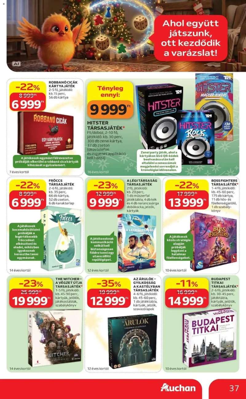 Auchan Auchan akciós újság Kecskemét 37 oldal