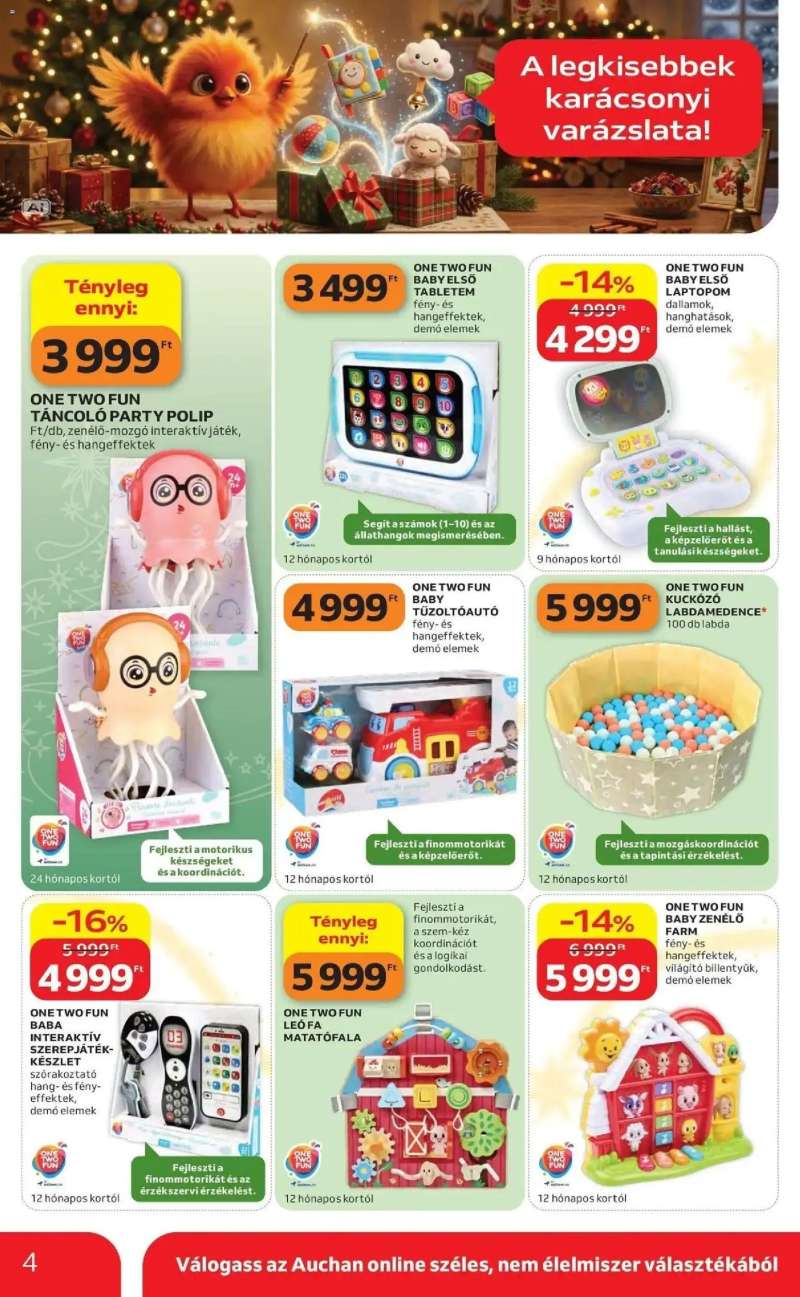 Auchan Auchan akciós újság Kecskemét 4 oldal