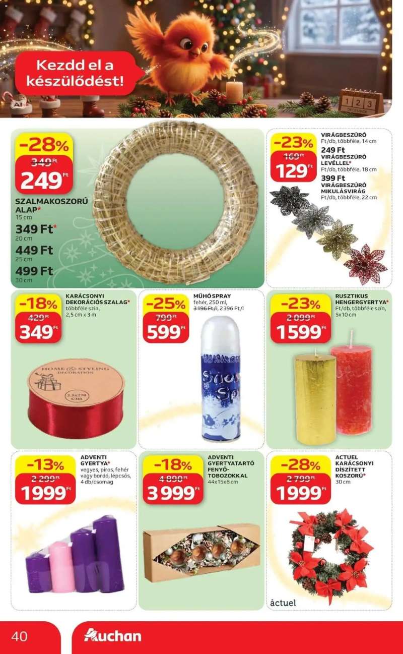 Auchan Auchan akciós újság Kecskemét 40 oldal