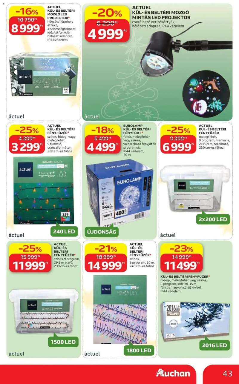 Auchan Auchan akciós újság Kecskemét 43 oldal