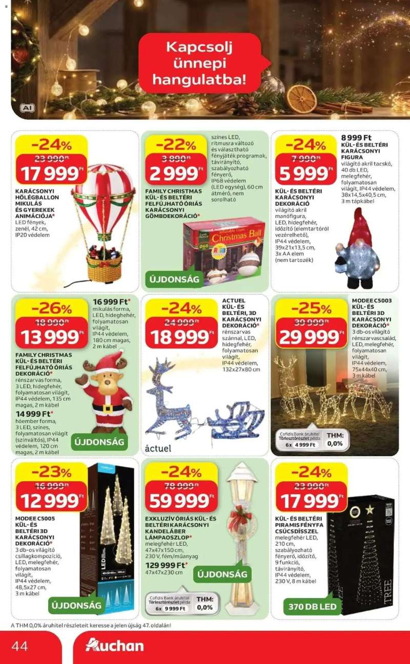 Auchan Auchan akciós újság Kecskemét 44 oldal