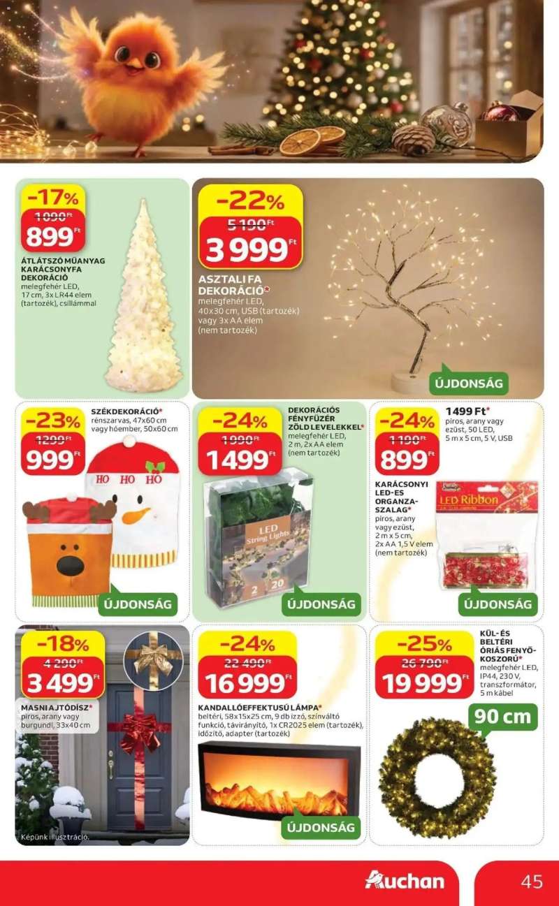 Auchan Auchan akciós újság Kecskemét 45 oldal