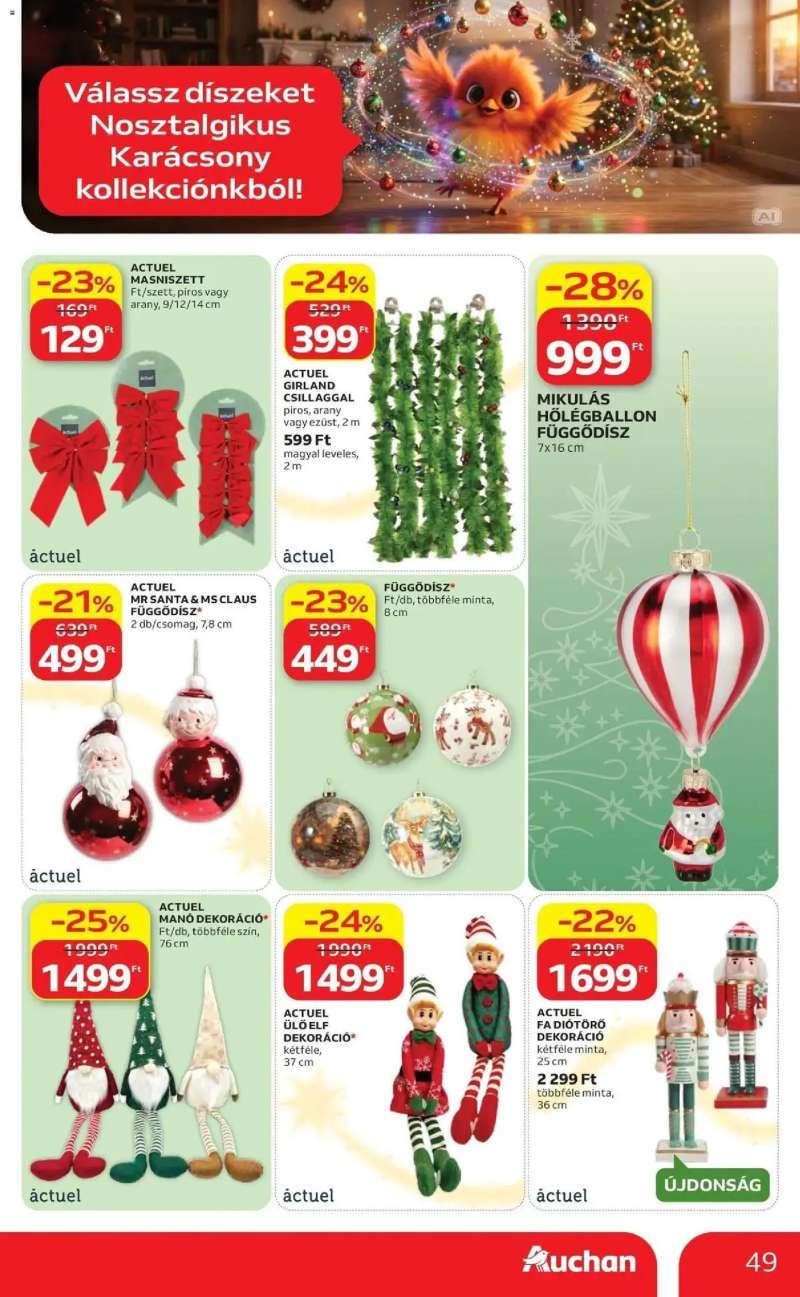 Auchan Auchan akciós újság Kecskemét 49 oldal