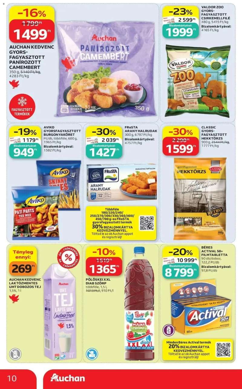 Auchan Auchan akciós újság 10 oldal
