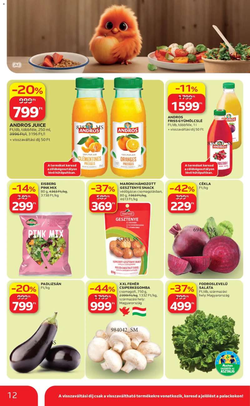 Auchan Auchan akciós újság 12 oldal