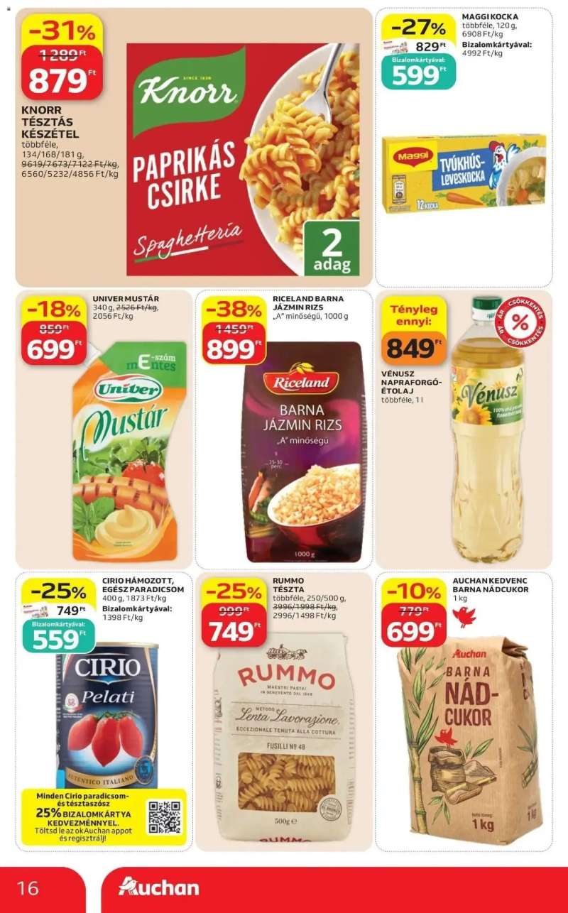 Auchan Auchan akciós újság 16 oldal