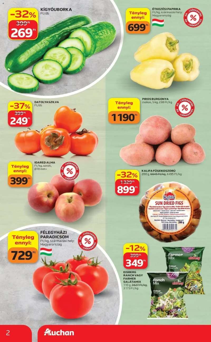 Auchan Auchan akciós újság 2 oldal