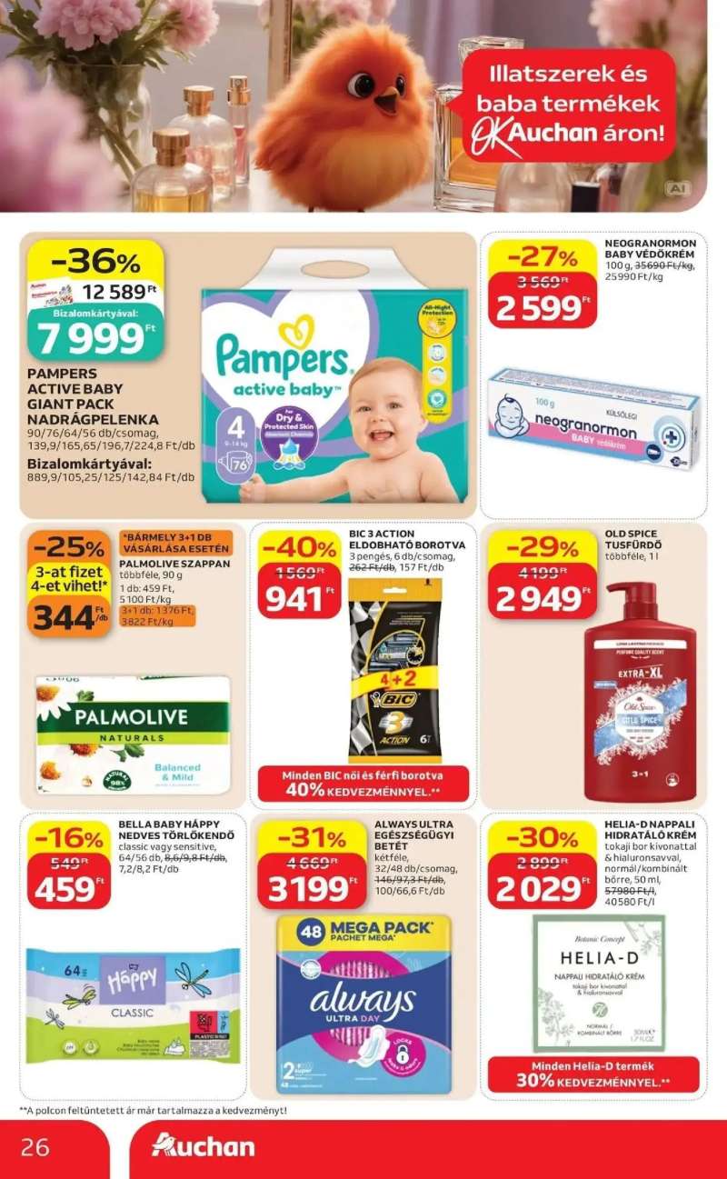 Auchan Auchan akciós újság 26 oldal