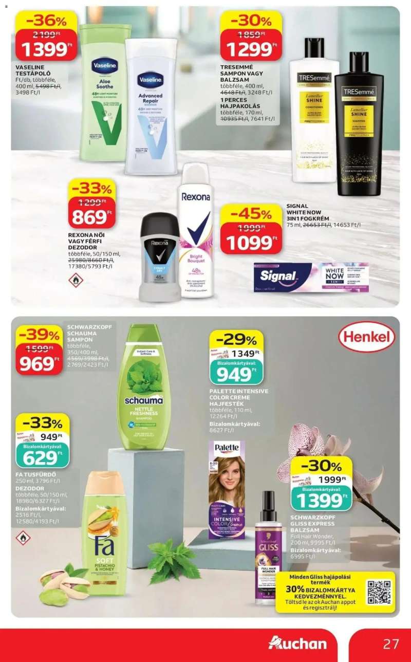 Auchan Auchan akciós újság 27 oldal