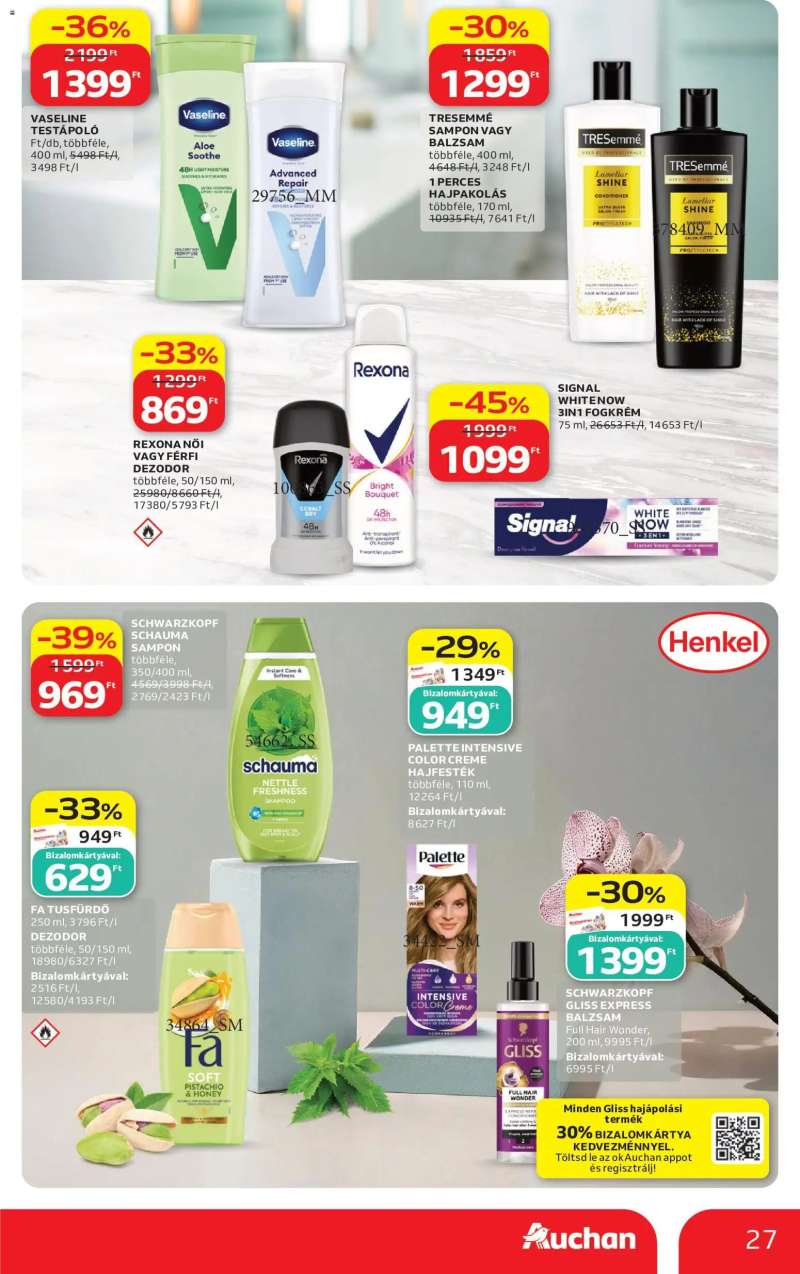 Auchan Auchan akciós újság 27 oldal