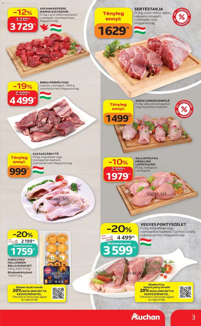 Auchan Auchan akciós újság 3 oldal