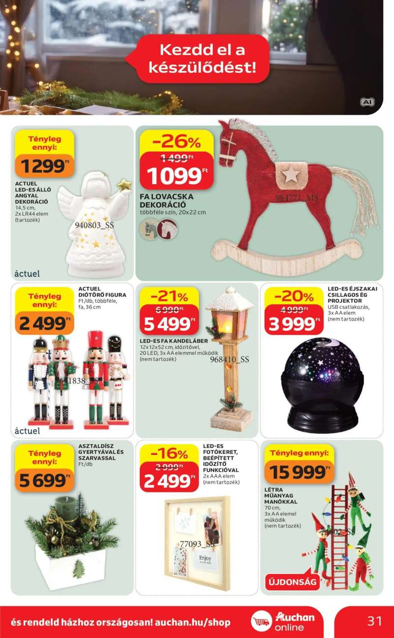 Auchan Auchan akciós újság 31 oldal