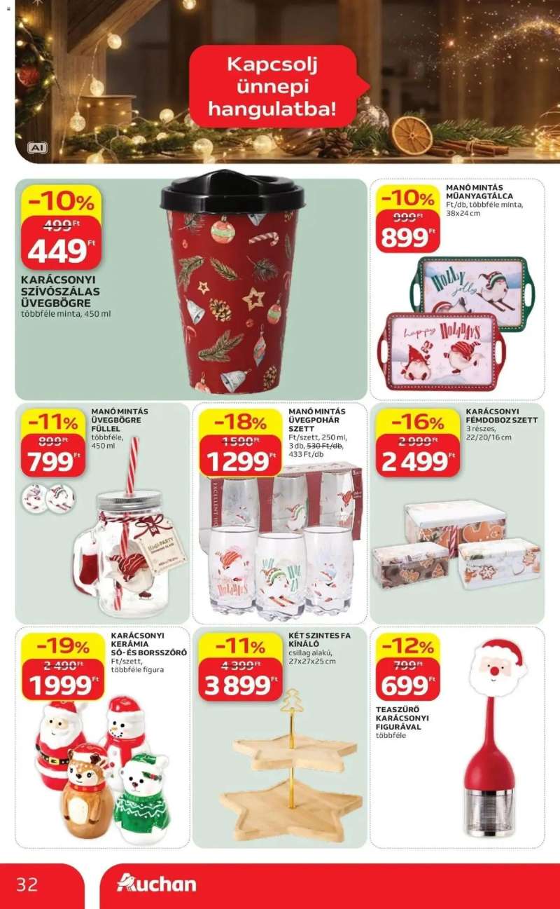 Auchan Auchan akciós újság 32 oldal