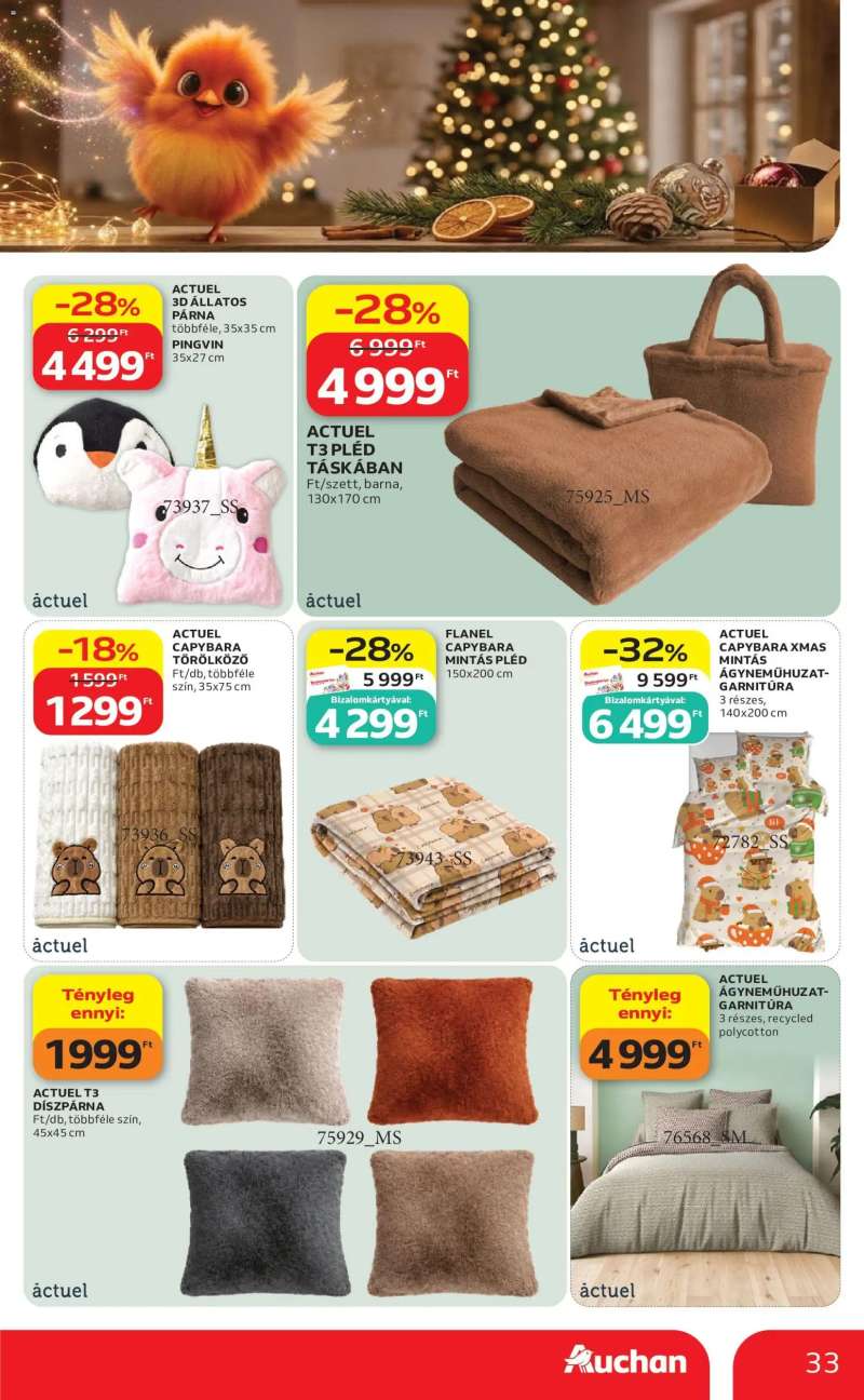 Auchan Auchan akciós újság 33 oldal