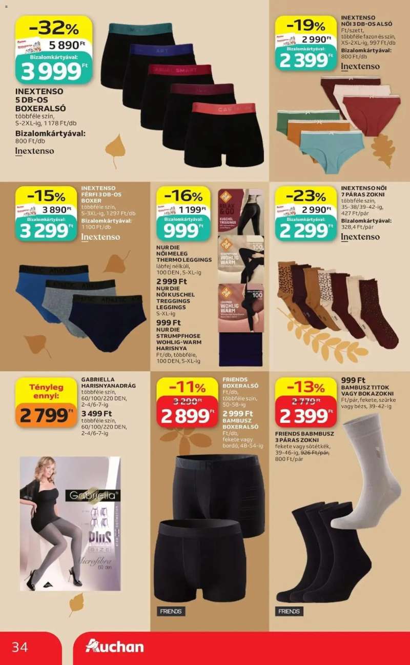 Auchan Auchan akciós újság 34 oldal