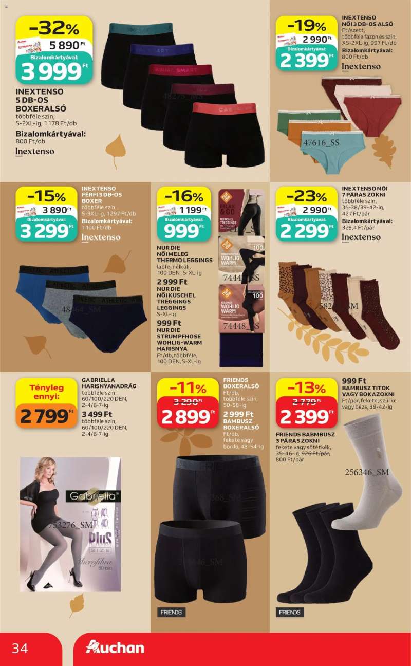 Auchan Auchan akciós újság 34 oldal