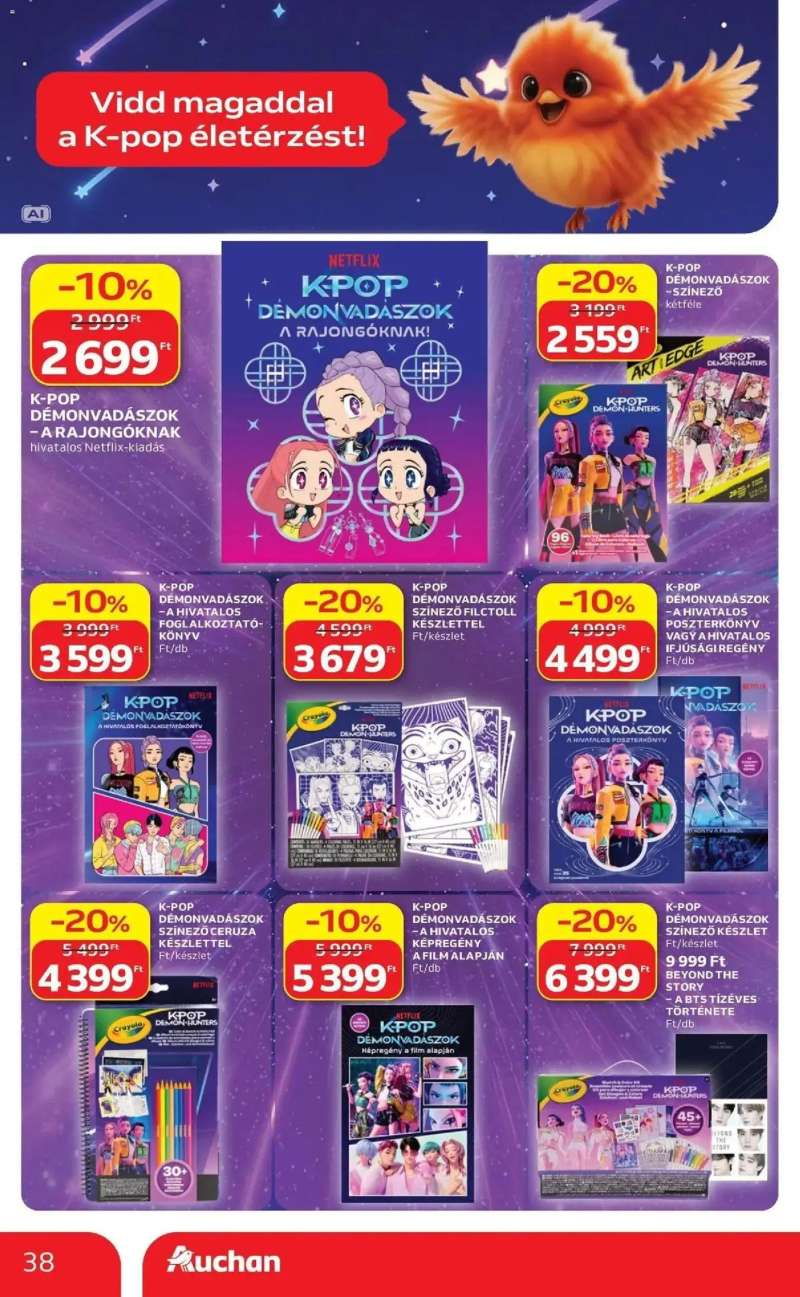 Auchan Auchan akciós újság 38 oldal