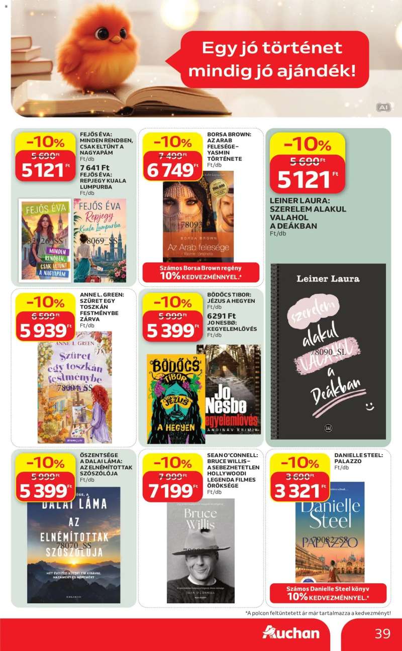 Auchan Auchan akciós újság 39 oldal
