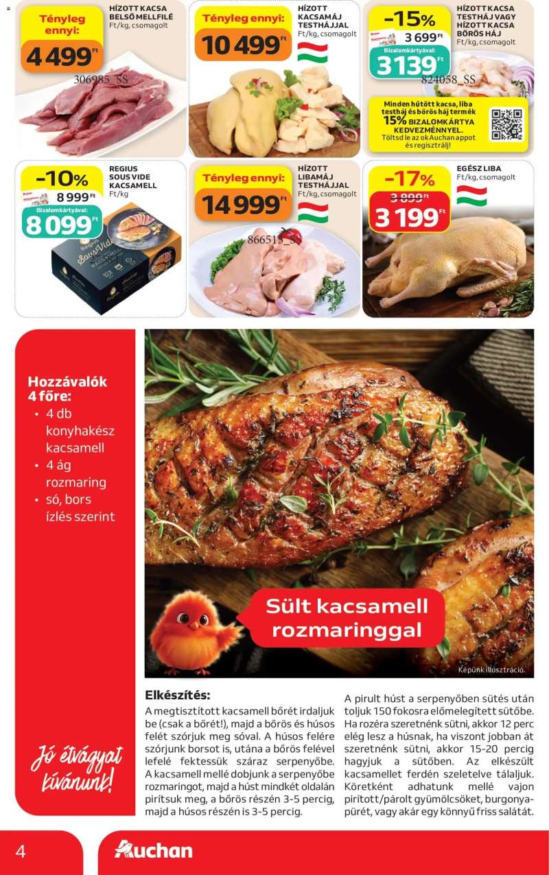 Auchan Auchan akciós újság 4 oldal