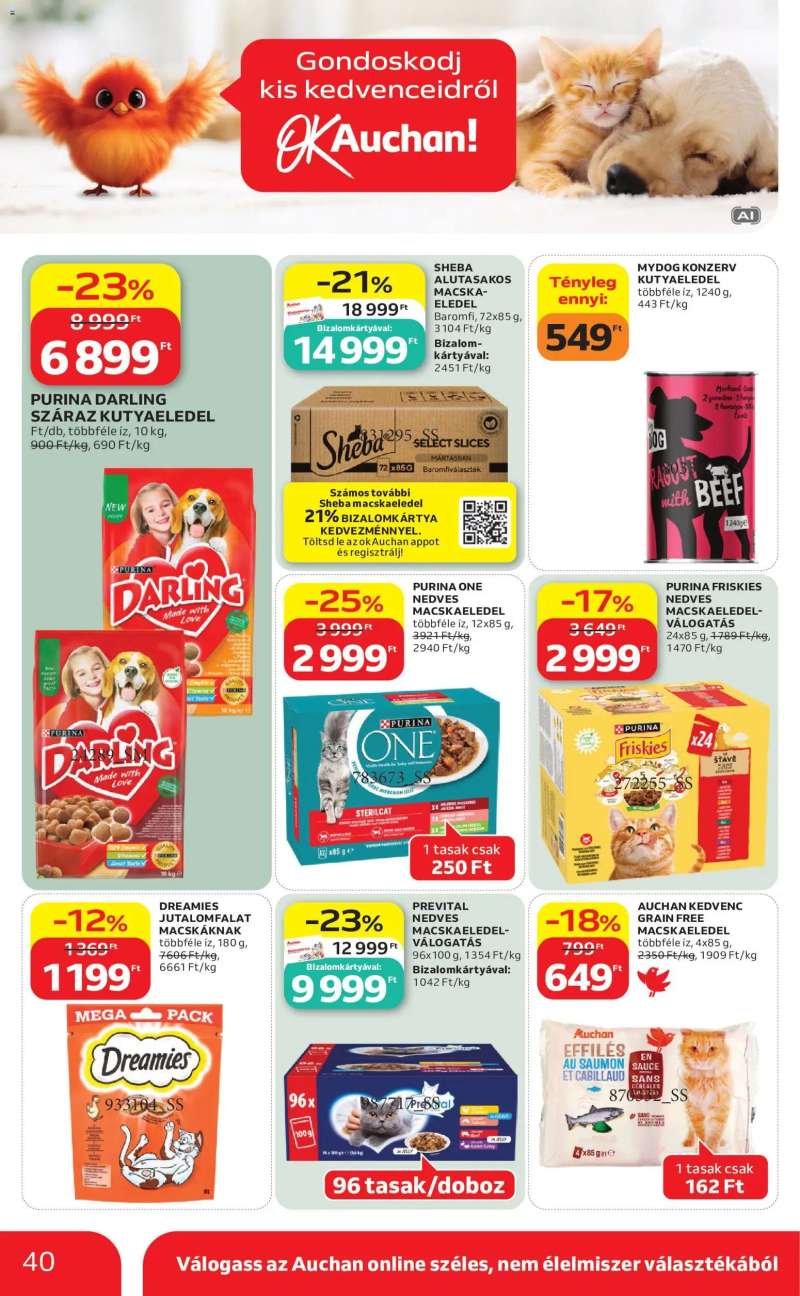 Auchan Auchan akciós újság 40 oldal