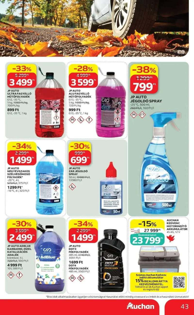 Auchan Auchan akciós újság 43 oldal