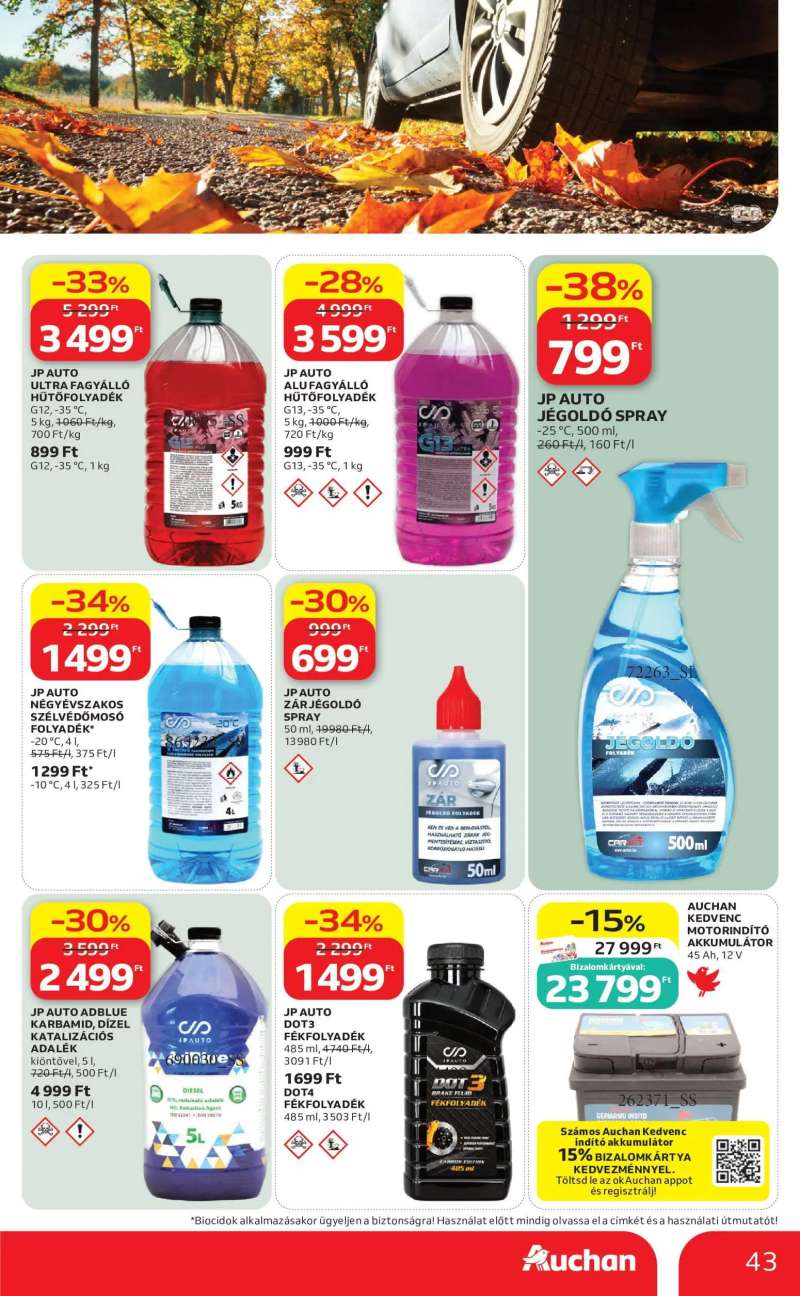 Auchan Auchan akciós újság 43 oldal