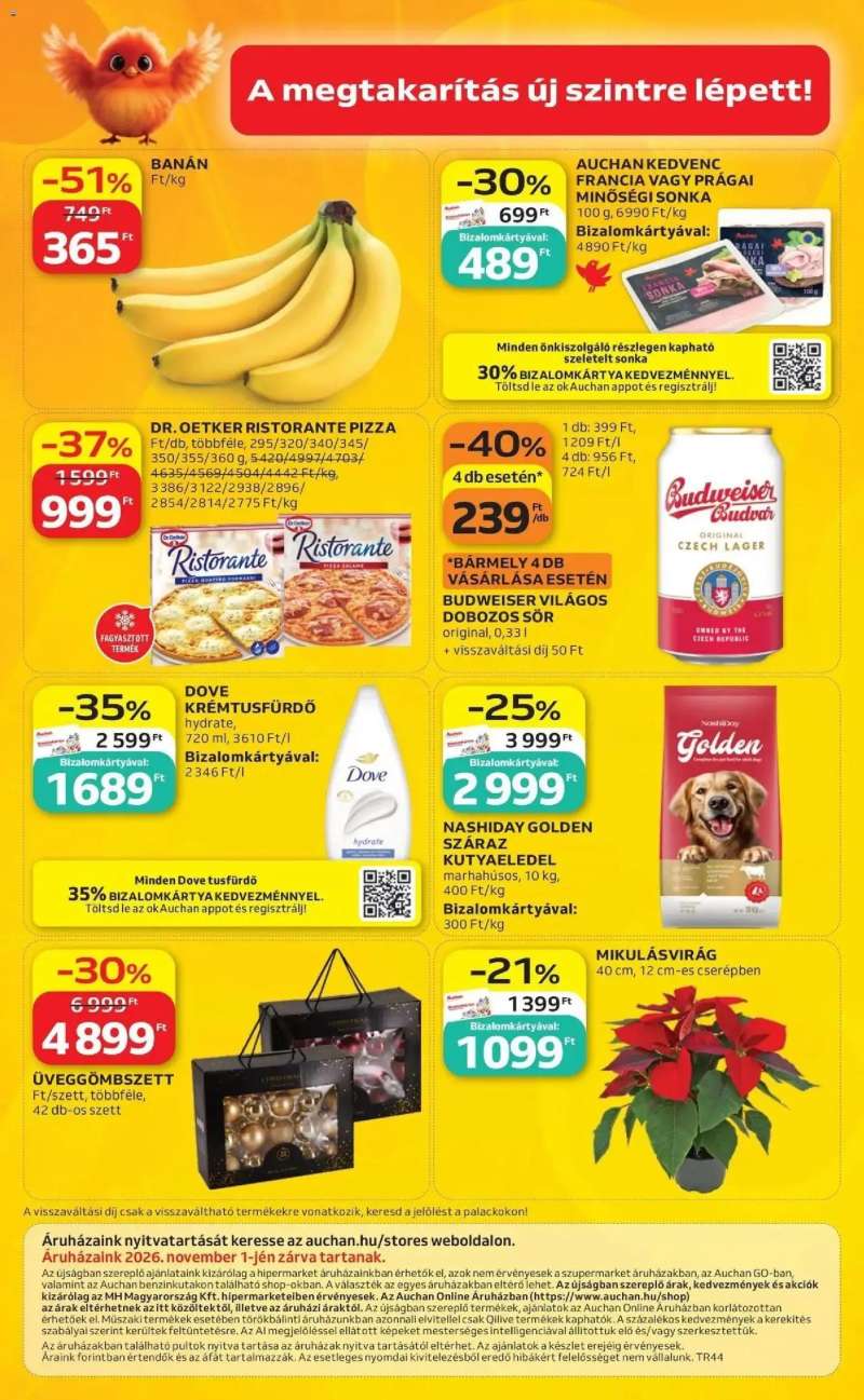 Auchan Auchan akciós újság 44 oldal